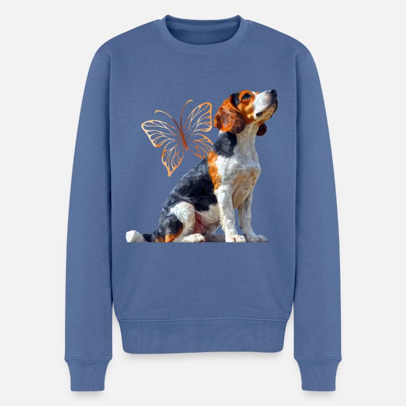 Foxhound - Pull Premium bio Homme - bleu pigeon