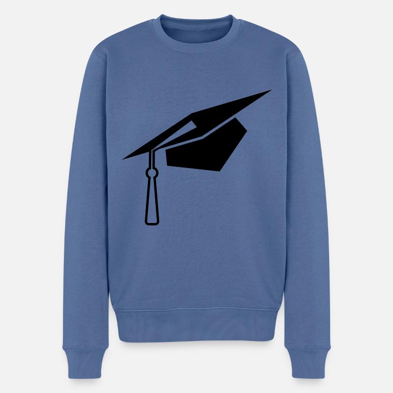 Symbole de l’élève - Pull Premium bio Homme - bleu pigeon