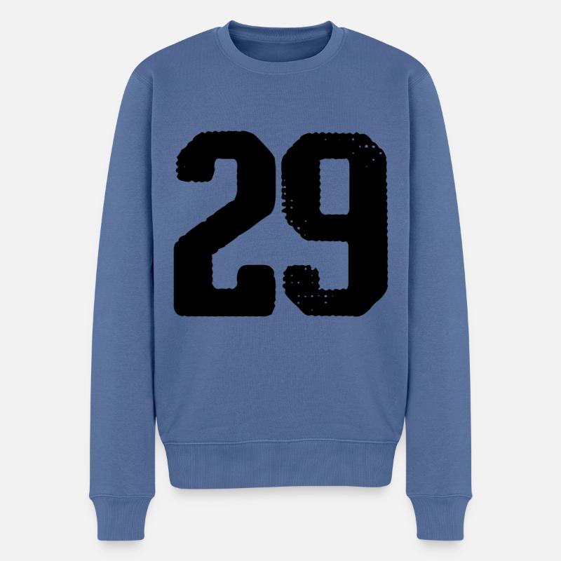 Maillot à 29 chiffres - Pull Premium bio Homme - bleu pigeon