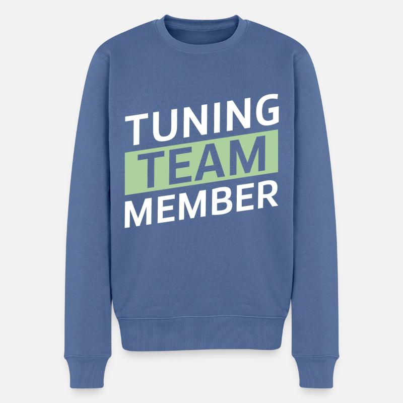 Équipe de tuning - Pull Premium bio Homme - bleu pigeon