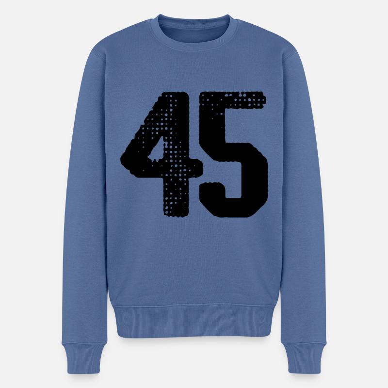 Maillot à 45 chiffres - Pull Premium bio Homme - bleu pigeon