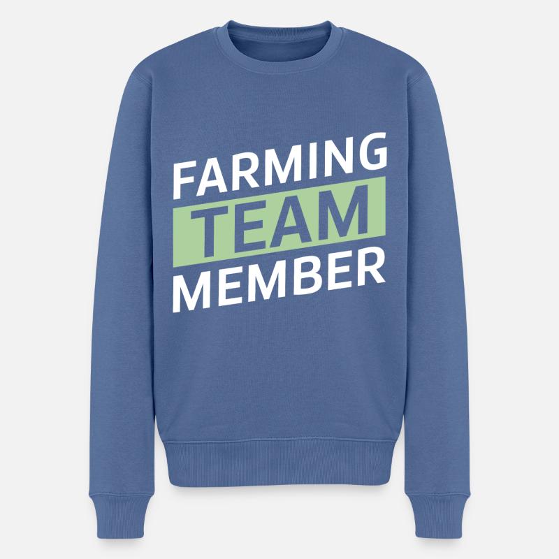 Équipe agricole - Pull Premium bio Homme - bleu pigeon