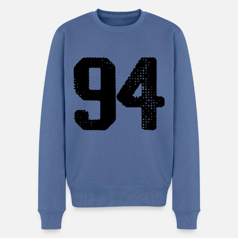Maillot à 94 numéros - Pull Premium bio Homme - bleu pigeon