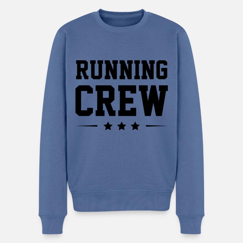 Équipe de course - Pull Premium bio Homme - bleu pigeon