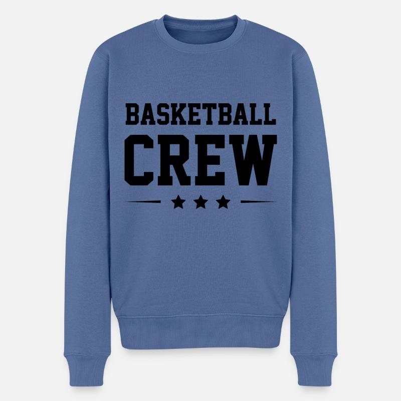 Équipe de basketball - Pull Premium bio Homme - bleu pigeon