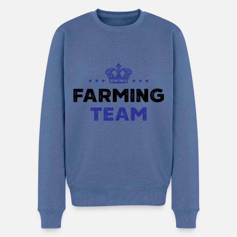 Équipe agricole - Pull Premium bio Homme - bleu pigeon
