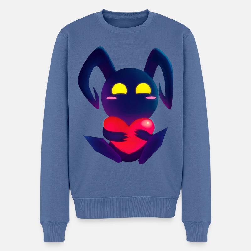 Kingdom Hearts - Herzschatten - Männer Premium Bio Pullover - Taubenblau