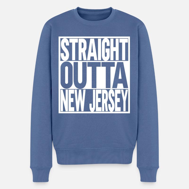 New Jersey - Pull Premium bio Homme - bleu pigeon