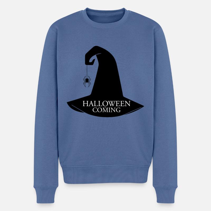 Halloween is coming - Pull Premium bio Homme - bleu pigeon