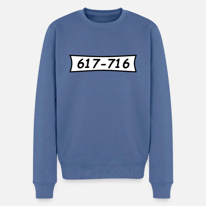 Panzerknacker numéro 617 716 - Pull Premium bio Homme - bleu pigeon