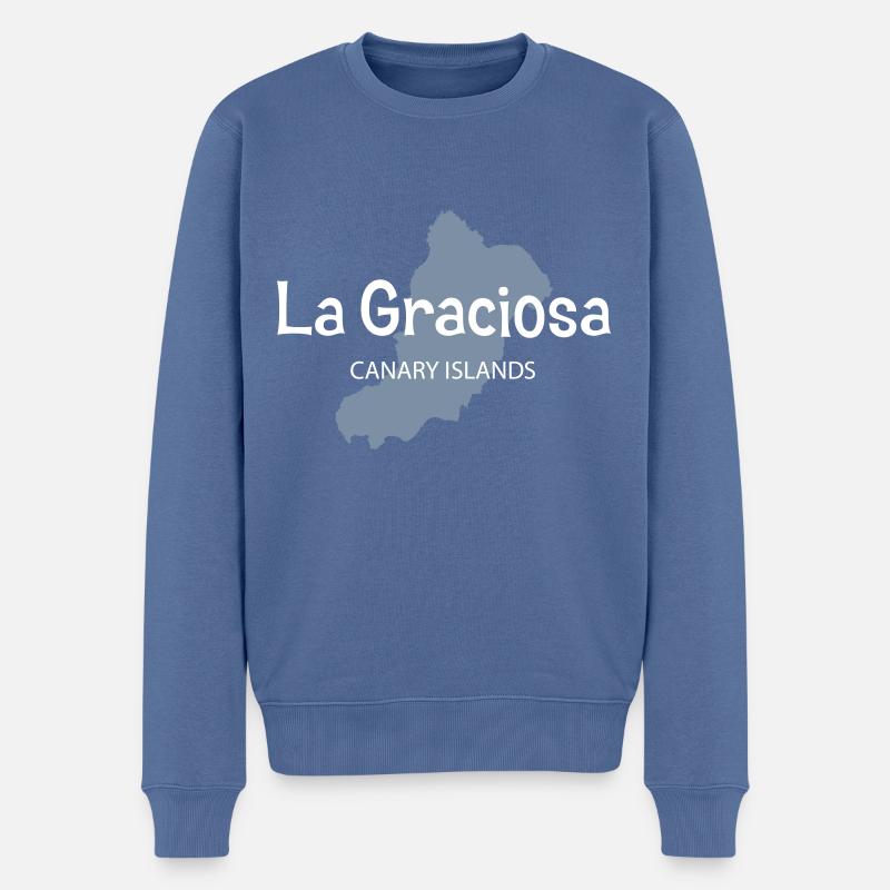 La Graciosa CANARY ISLANDS Canaries - Pull Premium bio Homme - bleu pigeon