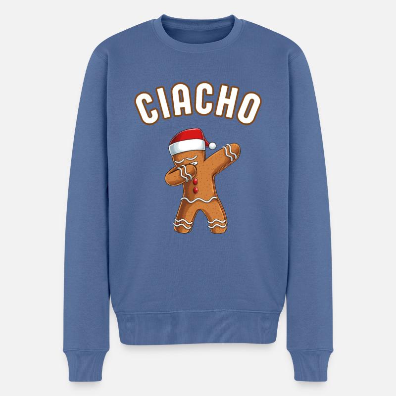 Diffusion - Pull Premium bio Homme - bleu pigeon