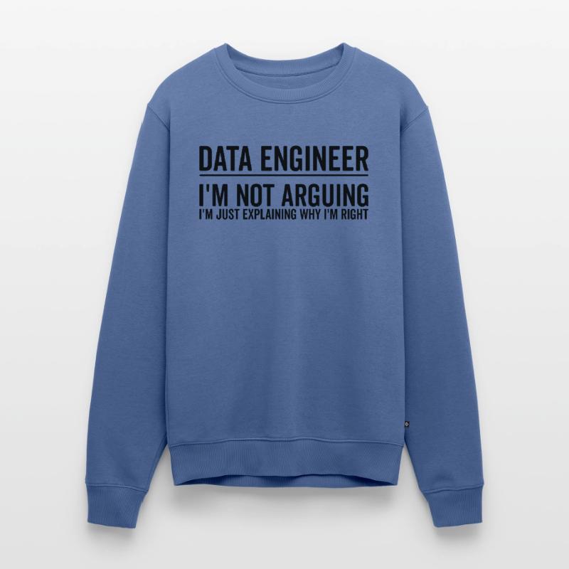 Just Explaining - Data Engineer Men's Premium Organic Jumper