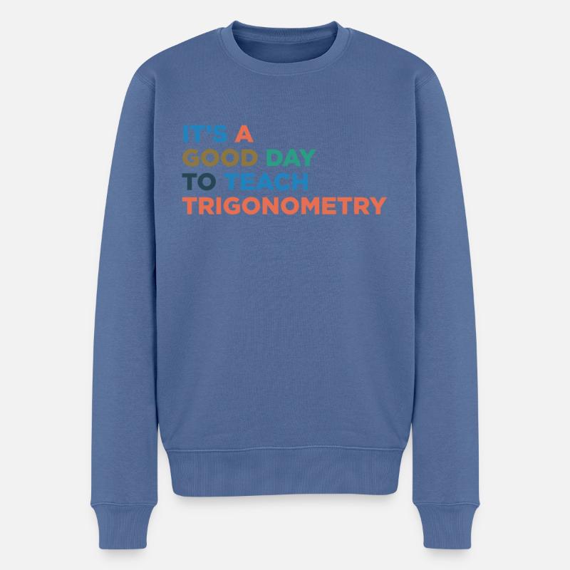 Trigonométrie Enseignants - Pull Premium bio Homme - bleu pigeon
