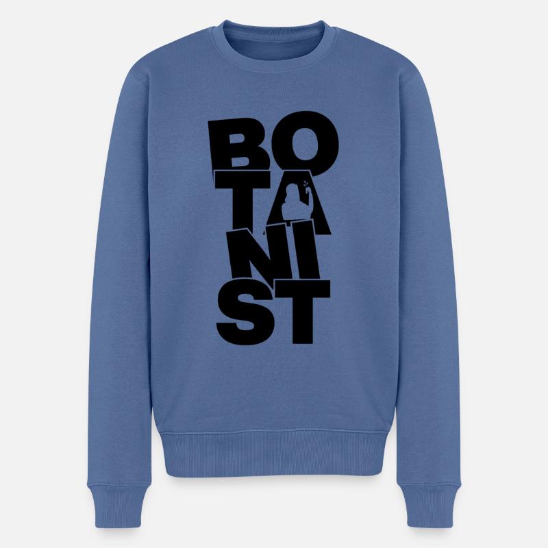 Botanik Beruf Arbeit - Botaniker - Männer Premium Bio Pullover - Taubenblau
