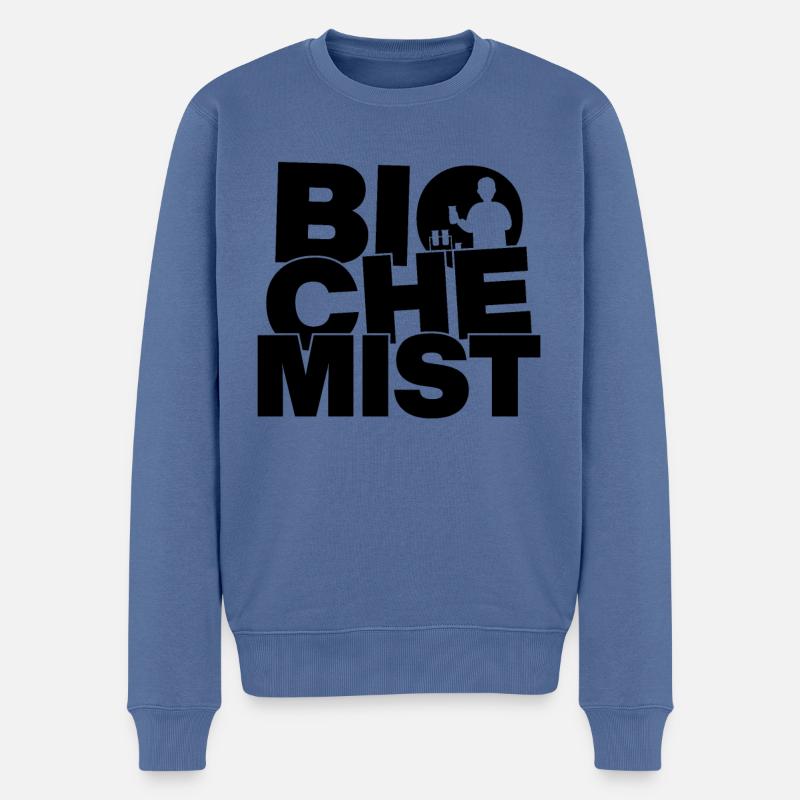 Beruf Job Arbeit - Biochemiker - Männer Premium Bio Pullover - Taubenblau