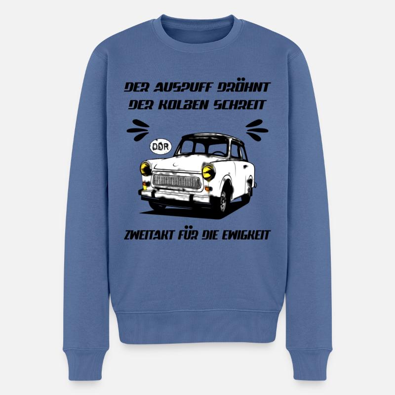  Trabi Trabbi 601 Kult DDr - Männer Premium Bio Pullover - Taubenblau