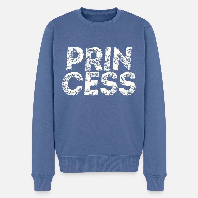 Idée cadeau princesse princesse - Pull Premium bio Homme - bleu pigeon