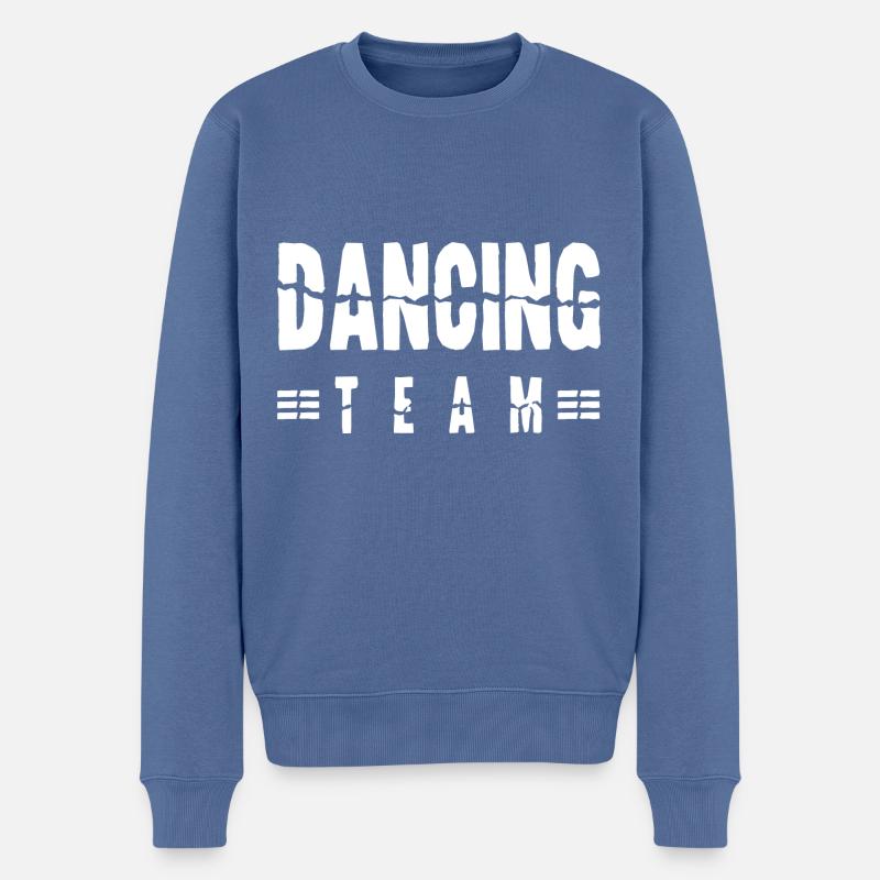 Équipe de danse - Pull Premium bio Homme - bleu pigeon