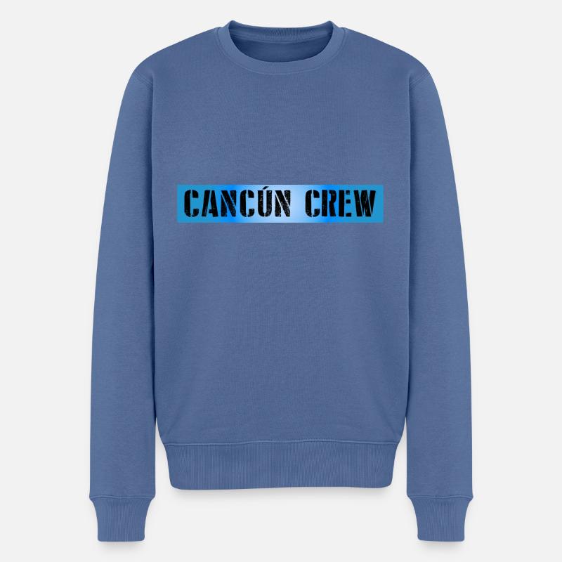 Équipage Cancun - Pull Premium bio Homme - bleu pigeon