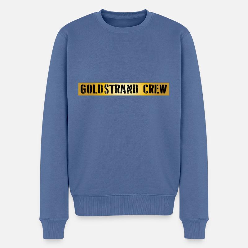 Équipage des Sables d’or - Pull Premium bio Homme - bleu pigeon