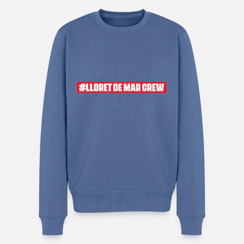 Lloret De Mar Crew - Pull Premium bio Homme - bleu pigeon