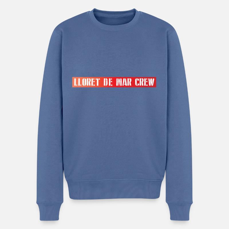 Lloret De Mar Crew - Pull Premium bio Homme - bleu pigeon
