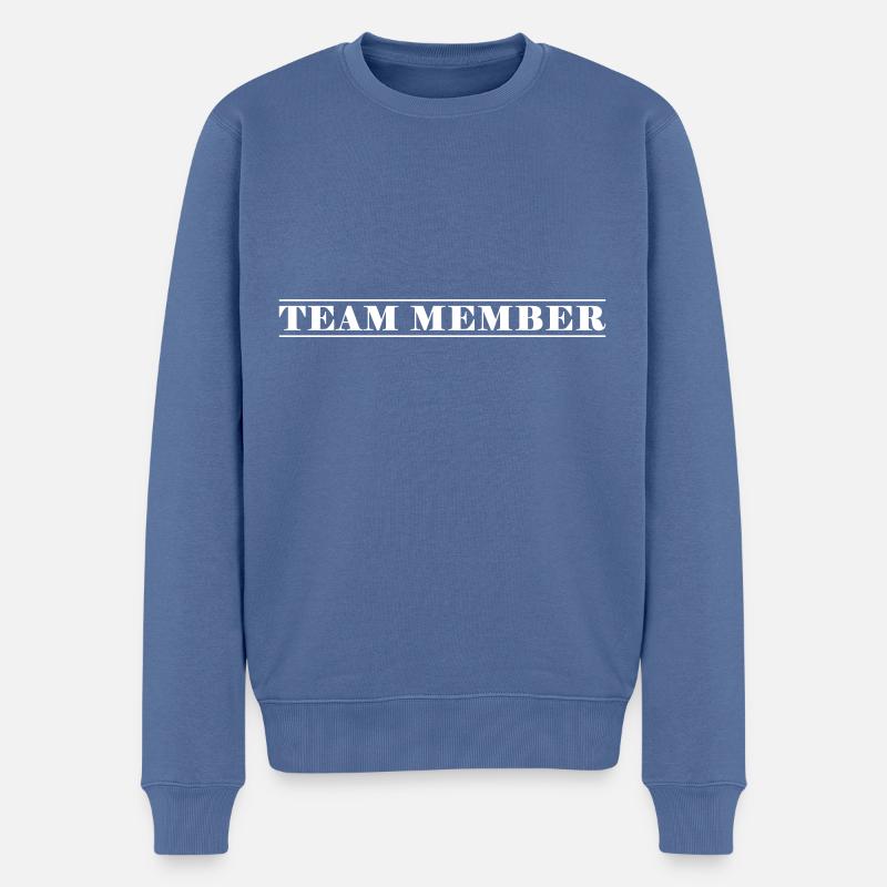 Membres de l’équipe - Pull Premium bio Homme - bleu pigeon