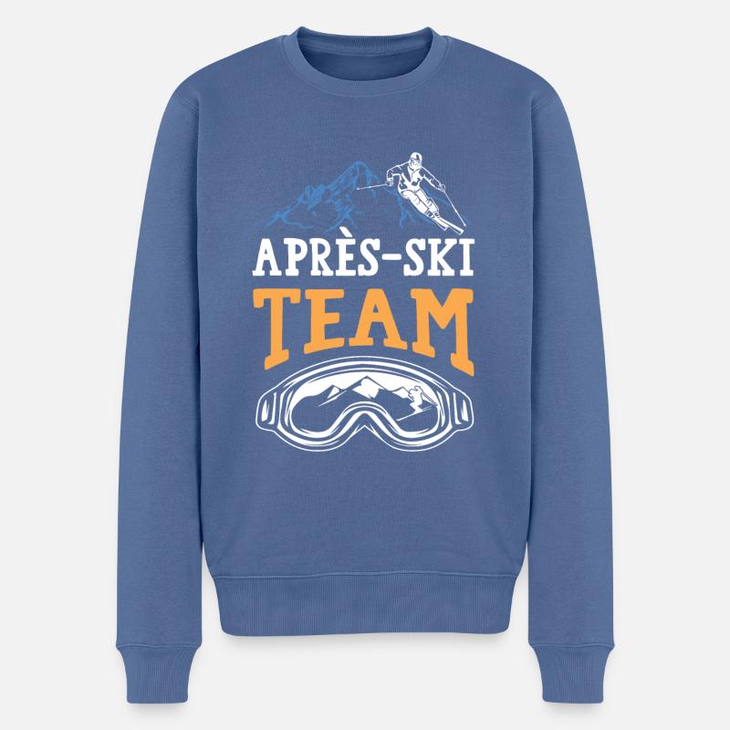 Après Ski Team - Männer Premium Bio Pullover - Taubenblau