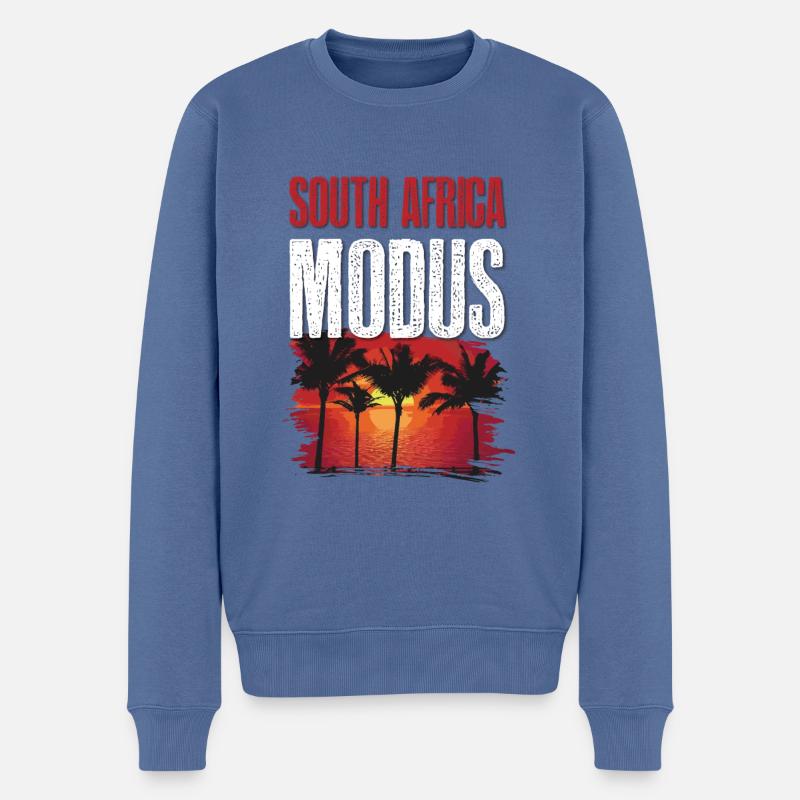 Mode Afrique du Sud - Pull Premium bio Homme - bleu pigeon