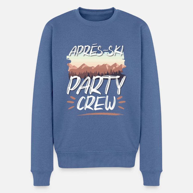 Apres SKi Party Crew - Pull Premium bio Homme - bleu pigeon