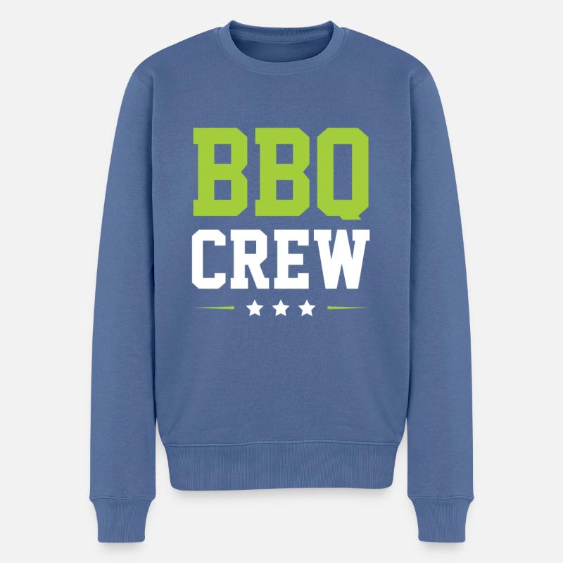 Équipe de barbecue - Pull Premium bio Homme - bleu pigeon