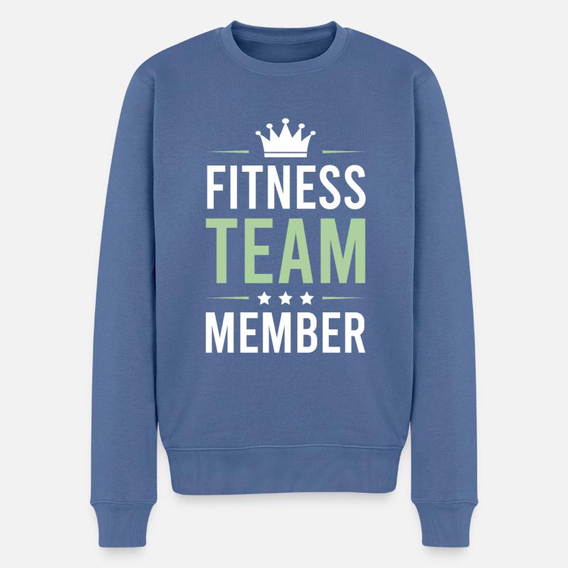 Équipe de conditionnement physique - Pull Premium bio Homme - bleu pigeon