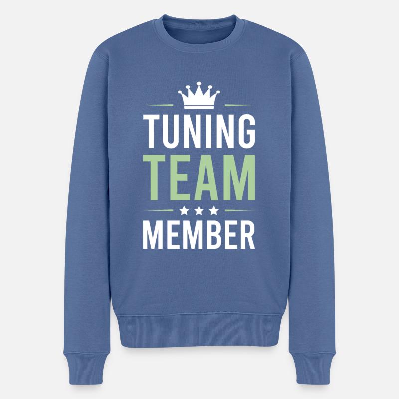Équipe de tuning - Pull Premium bio Homme - bleu pigeon