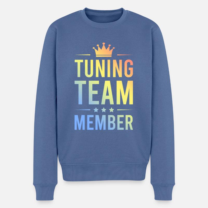Tuning Team Bunt - Pull Premium bio Homme - bleu pigeon