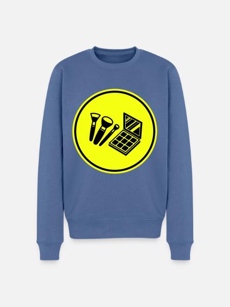 Make Up Cosmetics Icon - Men's Premium Organic Jumper - stone blue