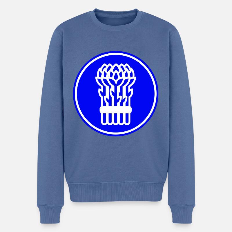 Gemüse icon - Männer Premium Bio Pullover - Taubenblau