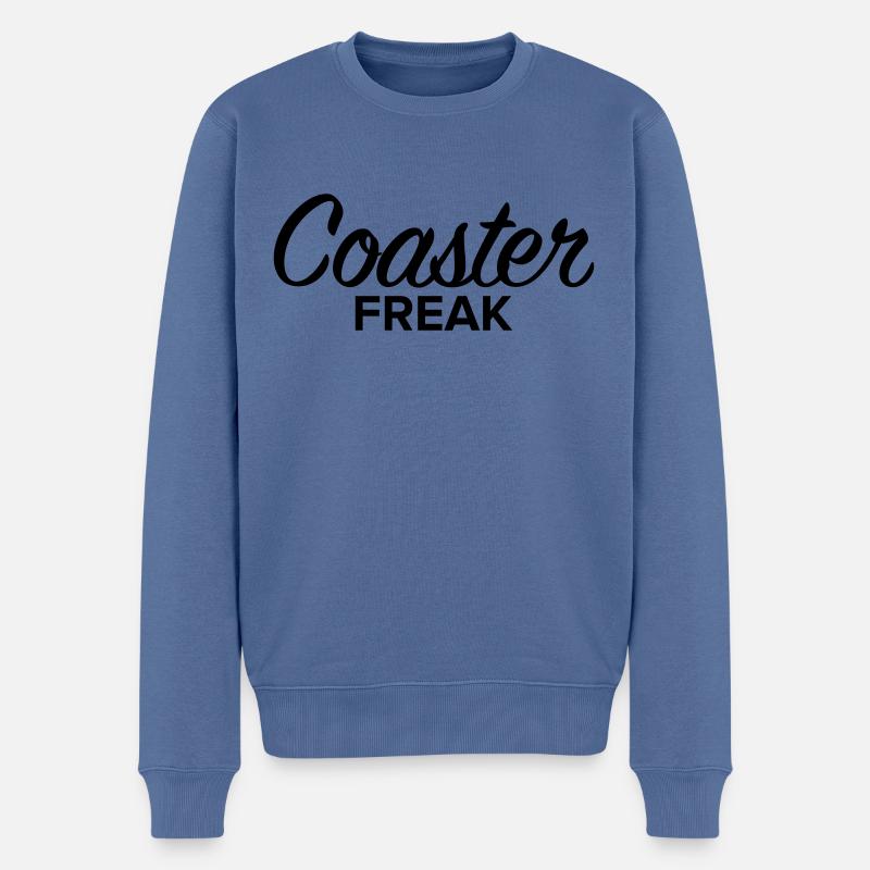 Freak Coaster - Pull Premium bio Homme - bleu pigeon