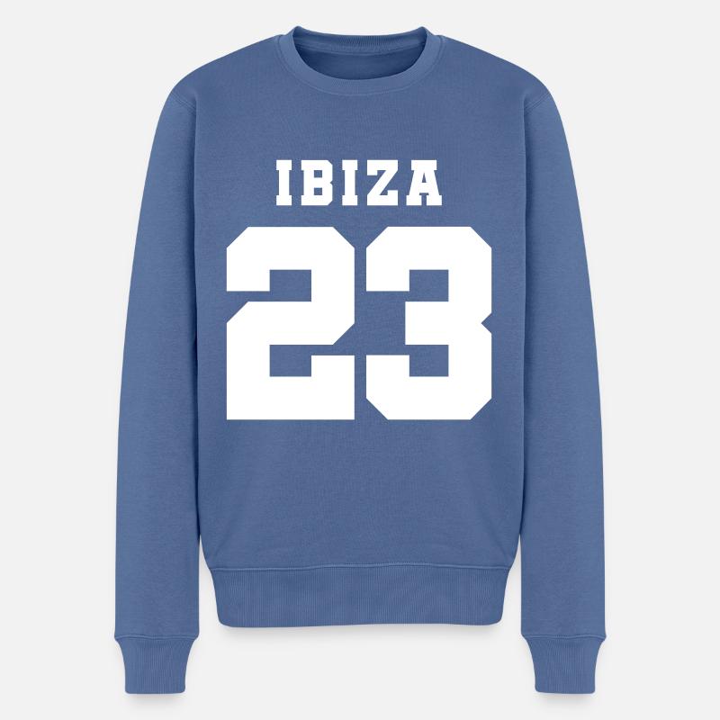 Ibiza 23 - Pull Premium bio Homme - bleu pigeon