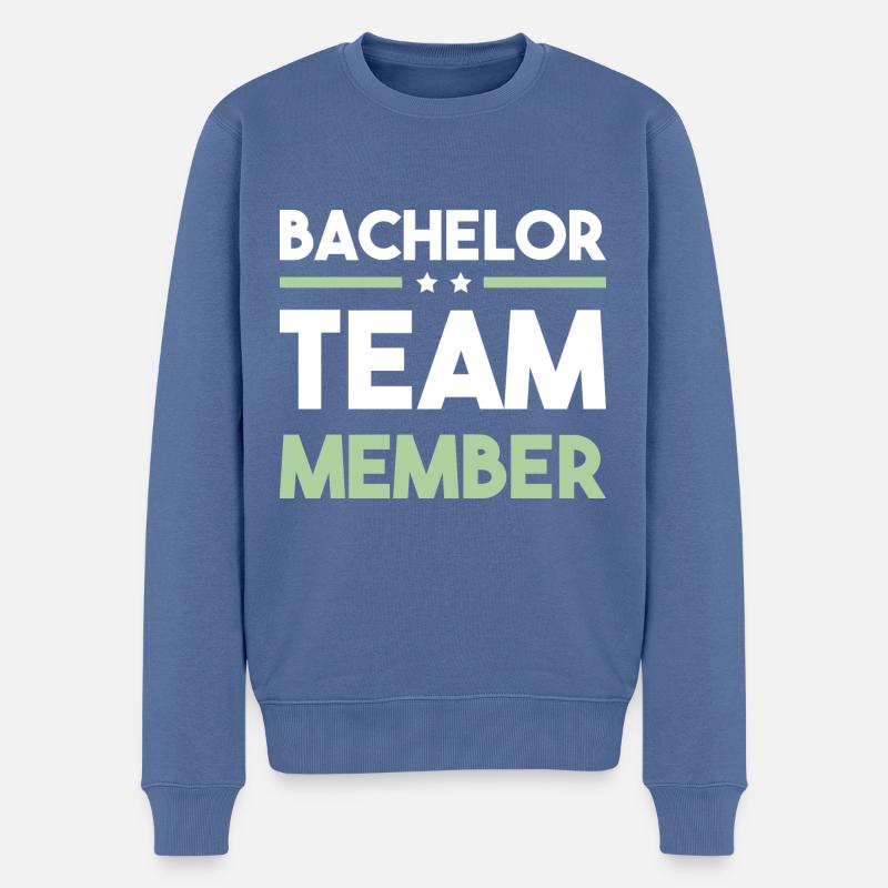 Équipe Bachelor - Pull Premium bio Homme - bleu pigeon
