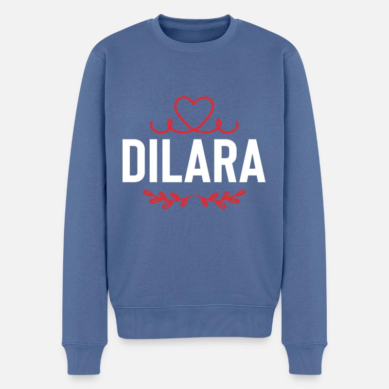 Daniel - Pull Premium bio Homme - bleu pigeon