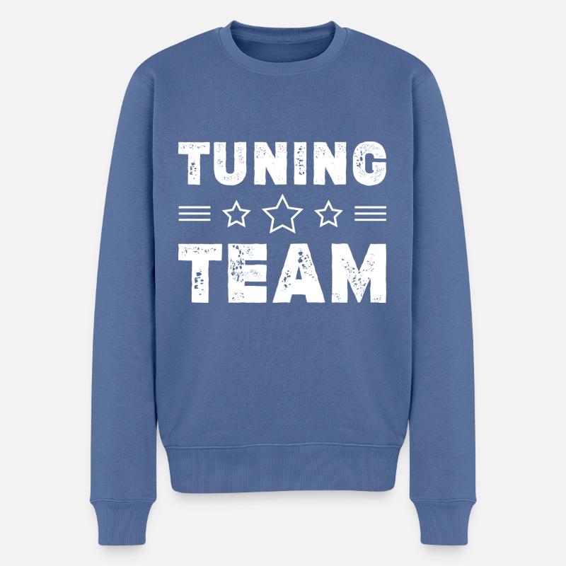 Équipe de tuning - Pull Premium bio Homme - bleu pigeon