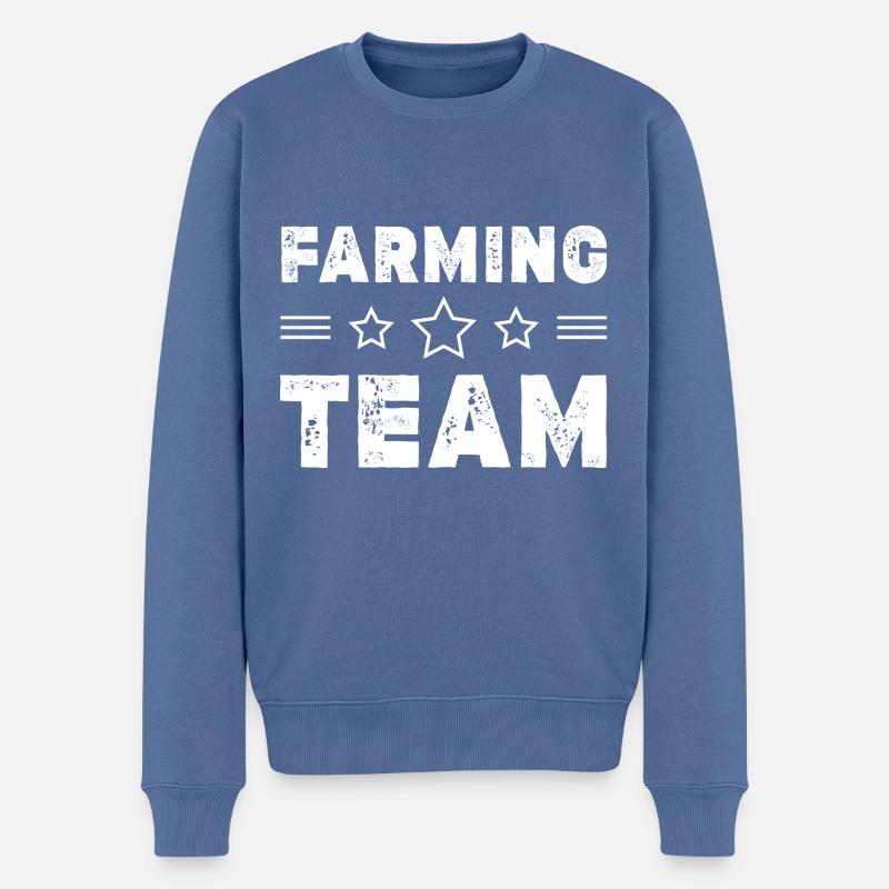 Équipe agricole - Pull Premium bio Homme - bleu pigeon