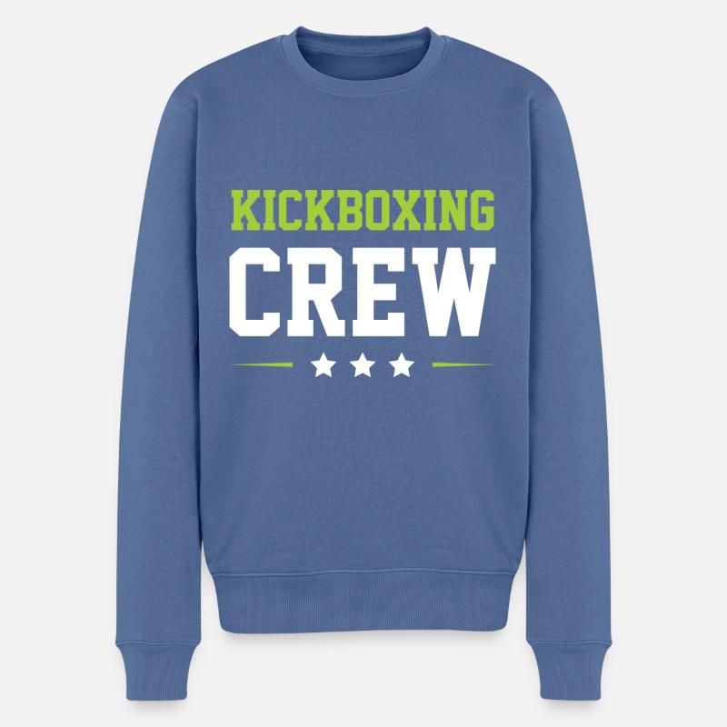 Équipe de kickboxing - Pull Premium bio Homme - bleu pigeon