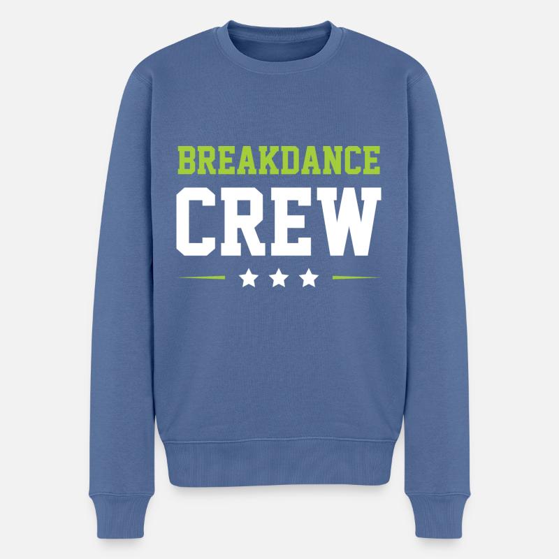 Équipe de breakdance - Pull Premium bio Homme - bleu pigeon