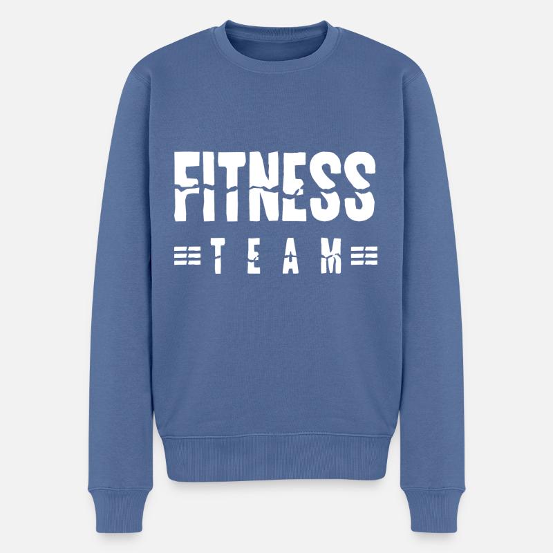 Équipe de conditionnement physique - Pull Premium bio Homme - bleu pigeon