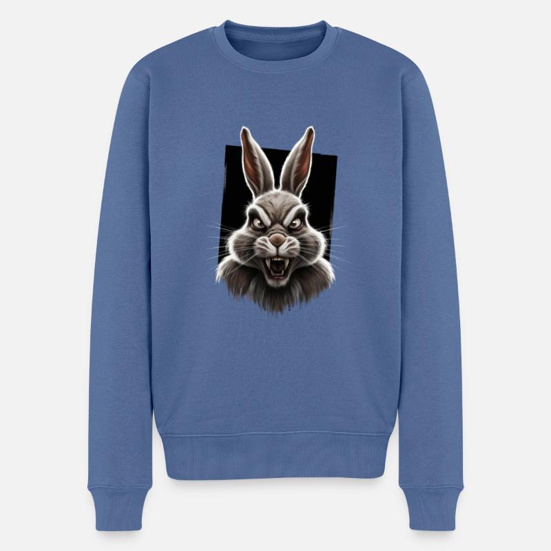 Bad Bunny - Cool Bad Bunny - Pull Premium bio Homme - bleu pigeon
