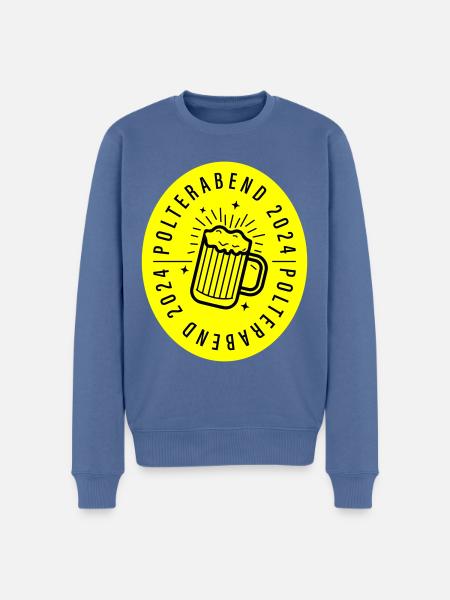Polterabend 2024 - Männer Premium Bio Pullover - Taubenblau