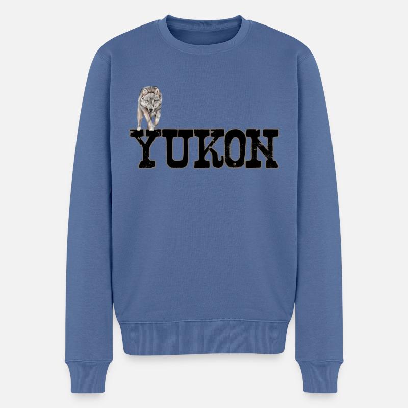 Yukon - Pull Premium bio Homme - bleu pigeon