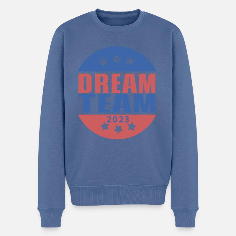 Tolles Team 2023 - Männer Premium Bio Pullover - Taubenblau
